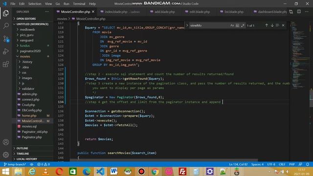 Php pagination with search Part1 смотреть онлайн