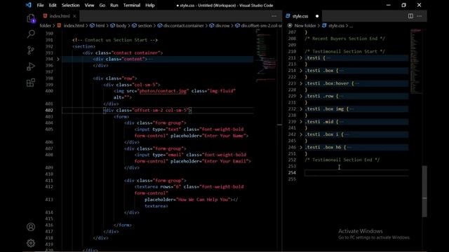 How To Make Website Using HTML/CSS/Bootstrap | Step by Step Tutorial | Multi-Page Website смотреть онлайн