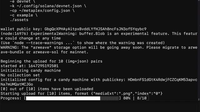 Upload NFTs to Solana Blockchain with Metaplex Candy смотреть онлайн