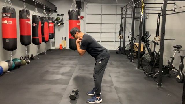 How To Do A Dumbbell Good Morning смотреть онлайн