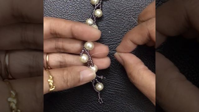 DIY Jewelry With Seed Beads//Necklace & Earrings//Handmade Jewelry/Grand Wedding Pearl Necklace Set