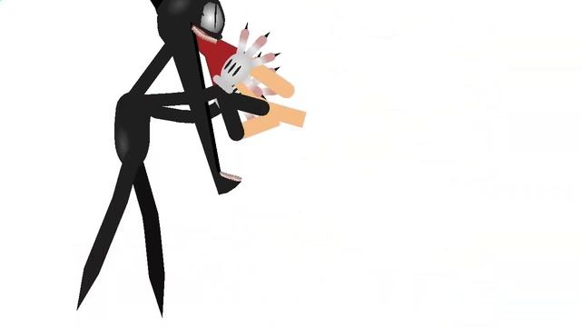 Cartoon Cat ест человека (stick nodes) смотреть онлайн