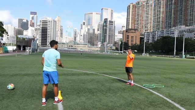 Technical Footwork & Coordination Part 2 With Professional Footballer Aender Naves Mesquita