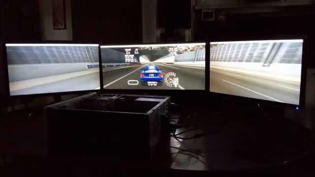 Triple Monitor Emulation - Core 2 Quad Q9650 - GT 740 - 8gb DDR2 смотреть онлайн