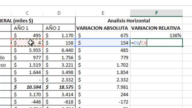 Análisis Horizontal del Balance General con interpretación y excel para descargar GRATIS смотреть онлайн
