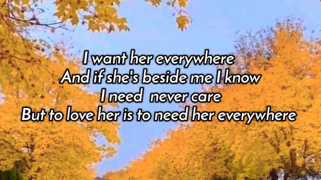 HERE, THERE AND EVERYWHERE [lyrics] By: The Beatles смотреть онлайн