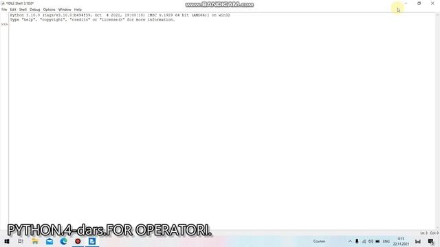 PYTHON 4-dars.BY SHAHZODBEK.Break,continue operatorlari смотреть онлайн