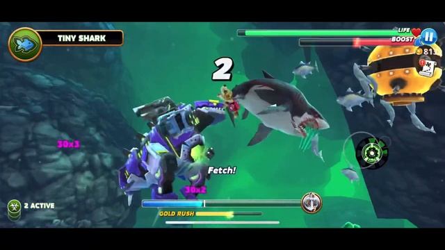 ALL GODZILLA SHARKS & DRAGON!!! - Hungry Shark World 10th смотреть онлайн
