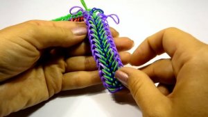 Браслет «Надежды и мечты» из резинок Rainbow Loom Hopes and Dreams