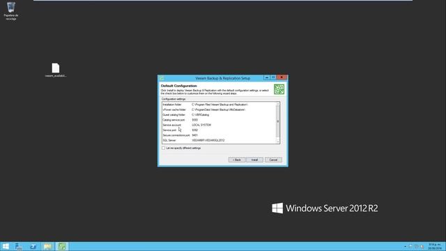Instalación de Veeam Backup & Replication v9.0 смотреть онлайн