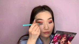 Макияж для азиатских глаз | Макияж для нависшего века | Азиатский макияж | Как увеличить глаза