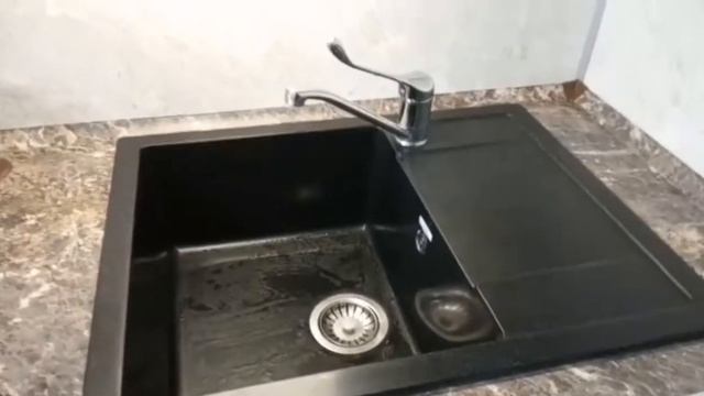 Обзор кухонная мойка Granmill 29 черный цвет смотреть онлайн