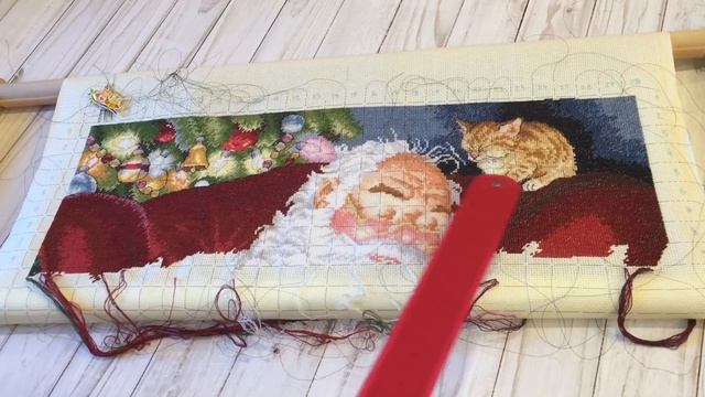 Все мои начатые процессы. Вышивка крестом и бисером. смотреть онлайн