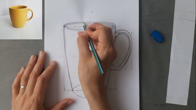 Линейно-конструктивное построение бытовых предметов. Средние классы. смотреть онлайн