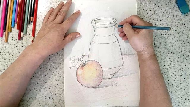 Простой натюрморт из двух предметов