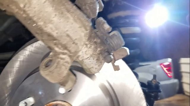 How to Compress Rear Brake Caliper "No Special Tools" смотреть онлайн