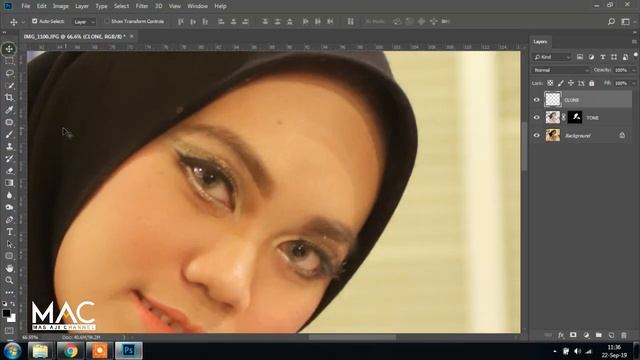 Cara Menghilangkan Bayangan Pada Wajah - TUTORIAL PHOTOSHOP смотреть онлайн