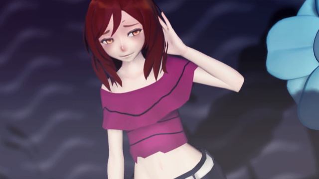 (MMD UNDERTALE) Frisk -Если бы смотреть онлайн