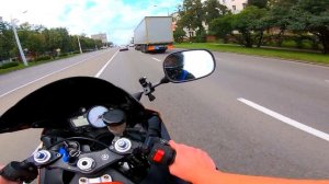 Yamaha r6 | Ямаха р6 | Еду в BLACK STAR BURGER