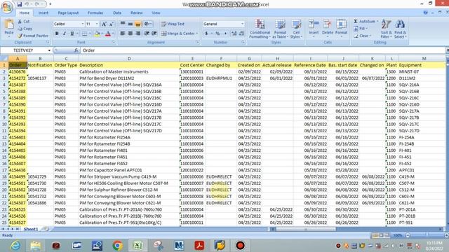 How to download data in excel file from SAP#sap #Order#download#Maintenance#Department#equipment смотреть онлайн