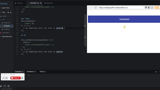 Handling side effects of state updates смотреть онлайн