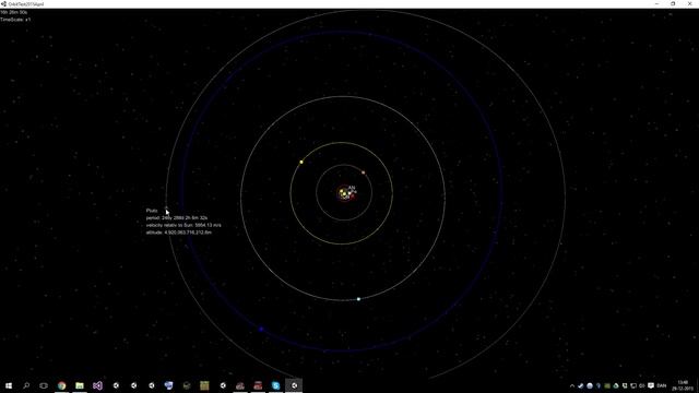 Solar System Simulation - orbits of planets смотреть онлайн
