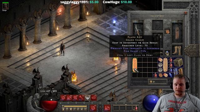 D2R Unique Items - Flame Rift (Grand Charm) 2.5 PTR Version смотреть онлайн