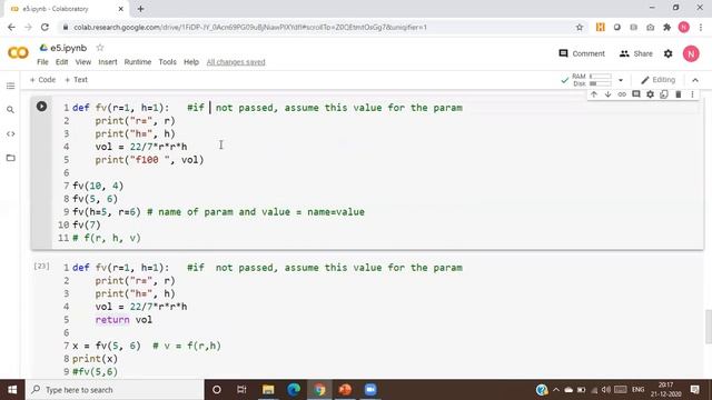 Python 6. Named parameters, scope of variables смотреть онлайн