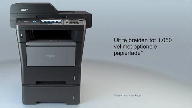 Brother DCP-8250DN - All-in-one high speed zwart-witlaserprinter смотреть онлайн
