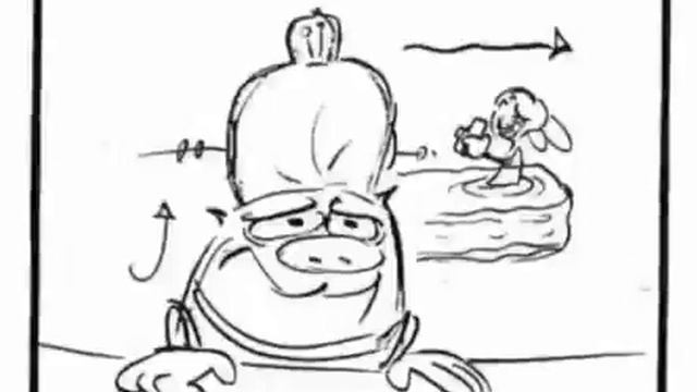 Ren and Stimpy Space Madness Storyboard Clip смотреть онлайн