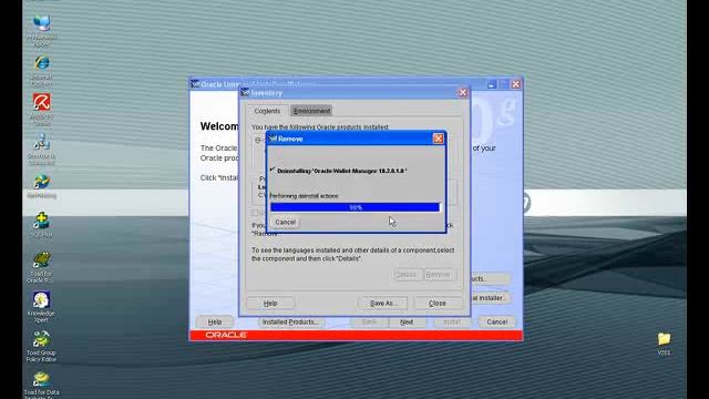 23 Oracle 10g Удаление БД и ПО Oracle в ОС Windows XP смотреть онлайн