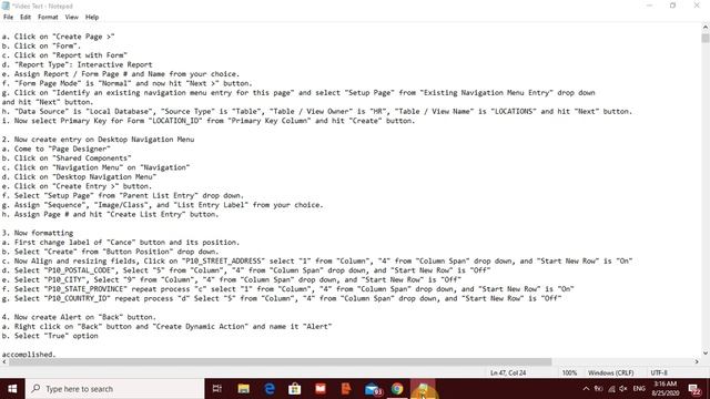 Oracle APEX 20.1 | Create Setup Page | Form [LOCATIONS] смотреть онлайн