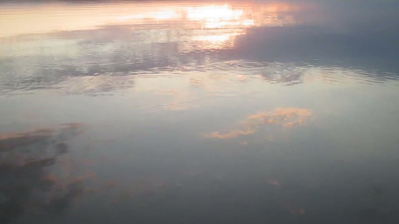 Закат на Волге у Привольного)