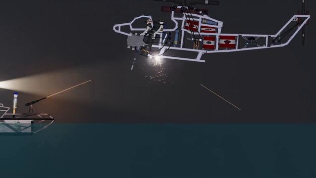 Helicopters attack warships - People Playground (32) смотреть онлайн