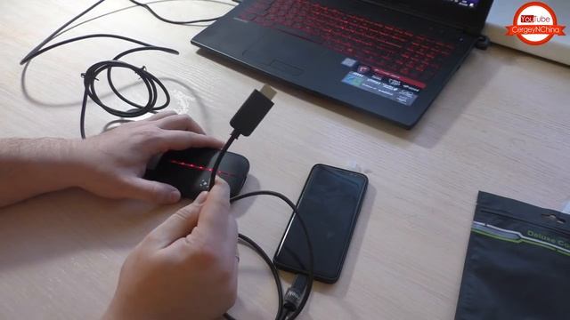 QGeeM USB-C to HDMI 4K Cable adapter из Китая смотреть онлайн