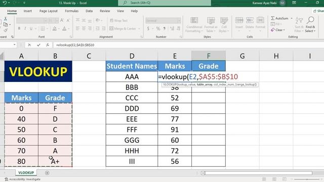 Microsoft Excel 2021 Tutorial 13 | VLOOKUP | English Subtitles смотреть онлайн