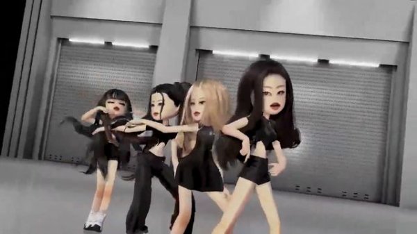 dance practice de (shut down) versão roblox blackpink