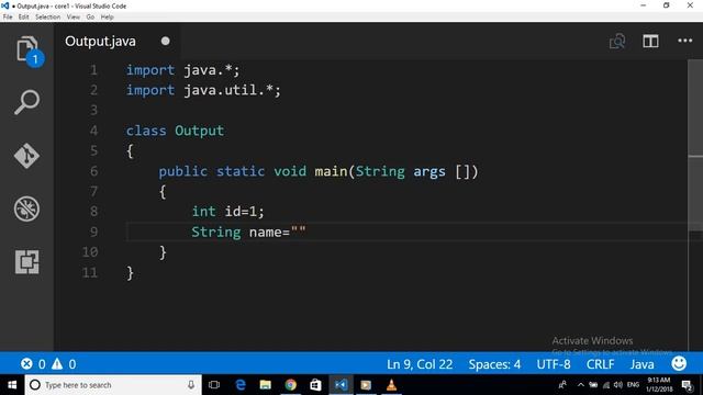 How can take Output : in java | output statement : in Java? | Java output examples@trendingjava смотреть онлайн