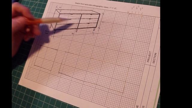 Manual Drafting: Orthographic Sketching on Grid Paper смотреть онлайн