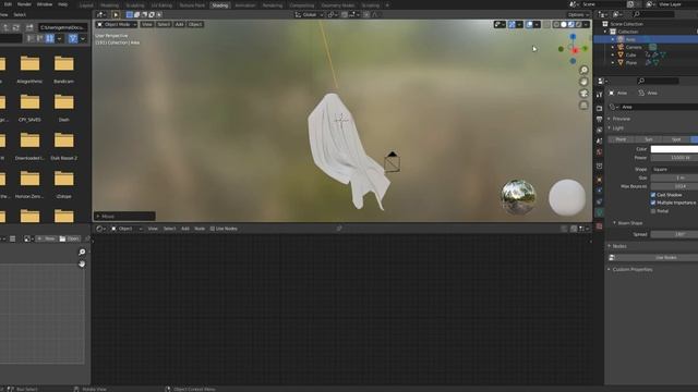Симуляция приведения в Blender 3d - HALLOWEEN GHOST смотреть онлайн