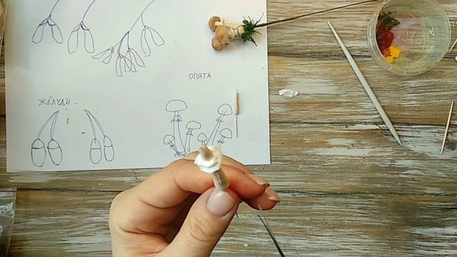 Опята. Лепка цветов из зефирной полимерной глины смотреть онлайн