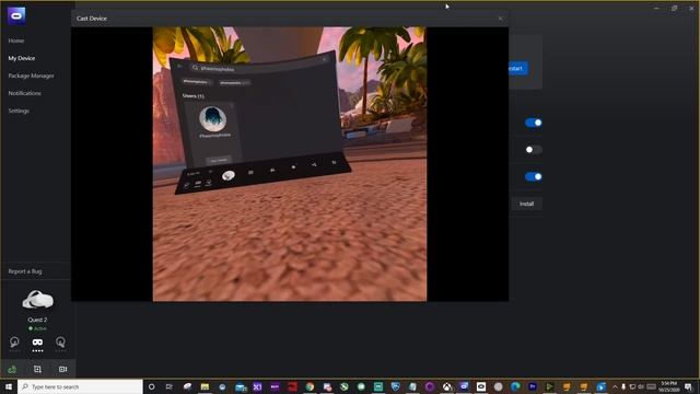 Wireless Oculus Quest 2 Casting to PC for Streaming смотреть онлайн