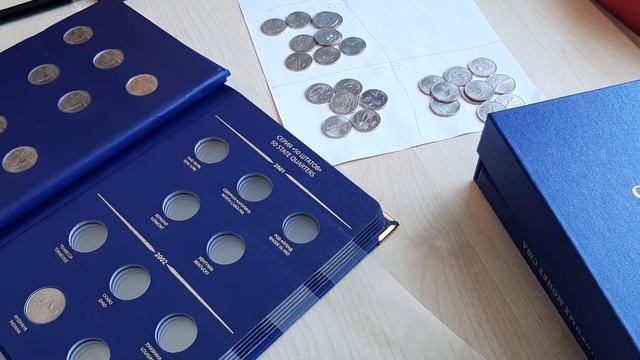 Альбом и шубер для серии памятных монет США "50 штатов", "Округ Колумбия и территории США". смотреть онлайн