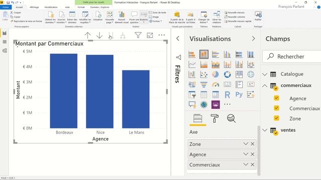 PowerBI créez des Hiérarchies смотреть онлайн