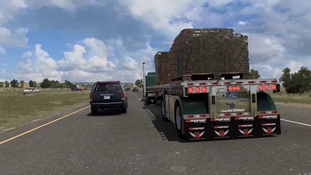 American Truck Simulator | ATS 1.48 | Freightliner FLC | Hays (KS) to Grand Fort Worth (TX) смотреть онлайн