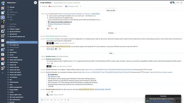 Kubernetes SIG Windows 20230801 смотреть онлайн