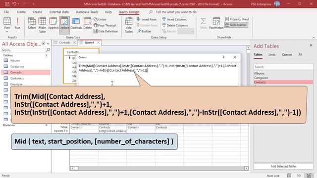 Parse a String into Multiple Fields in MS Access - Office 365 смотреть онлайн
