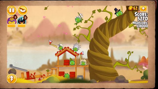 Angry Birds Seasons | Valentine's Update - Fairy Hogmother! смотреть онлайн