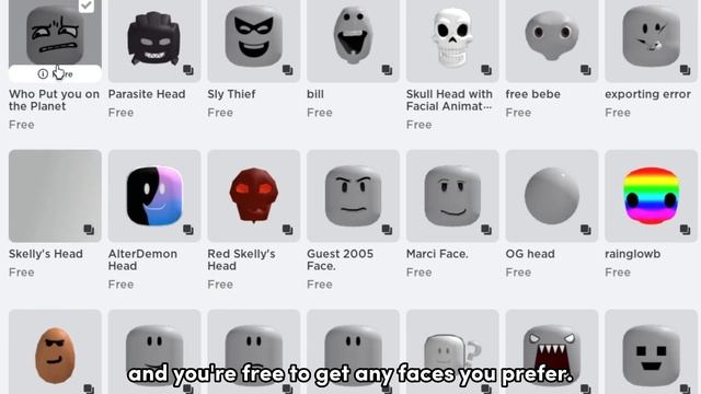 Get 10+ Free Avatar Faces! ?| Roblox смотреть онлайн