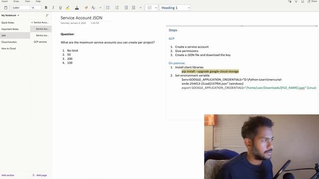 How to connect to Google cloud from onprem using Service accounts смотреть онлайн